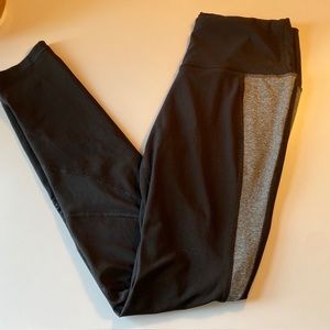Black RBX Leggings with Grey Panel